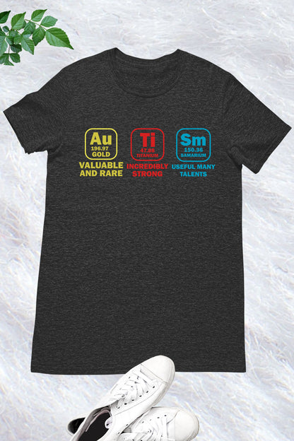 Autism Periodic Table Shirt