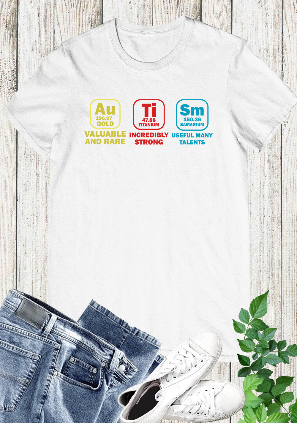 Autism Periodic Table Shirt