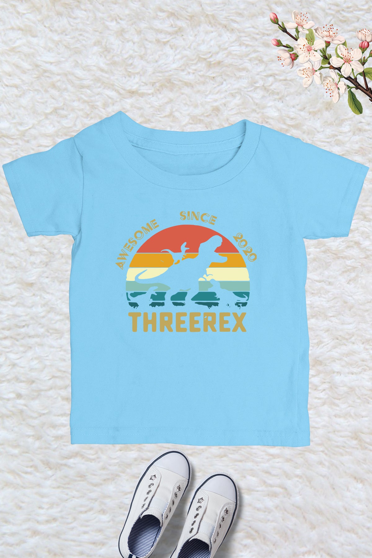 Threerex Funny 3rd Birthday Shirt