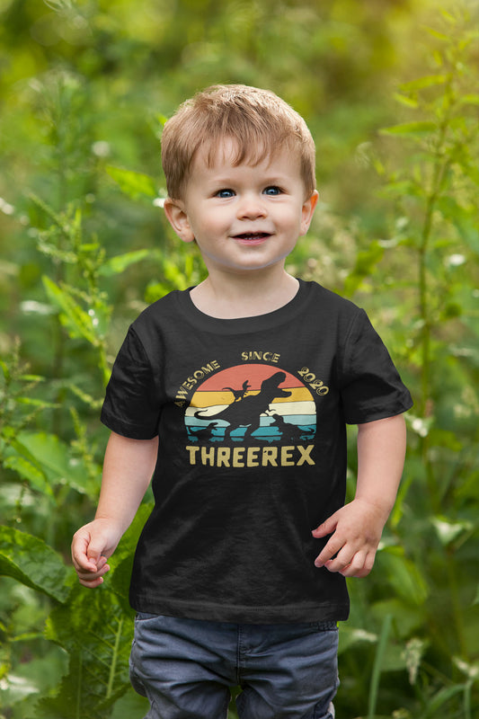 Threerex Funny 3rd Birthday Shirt