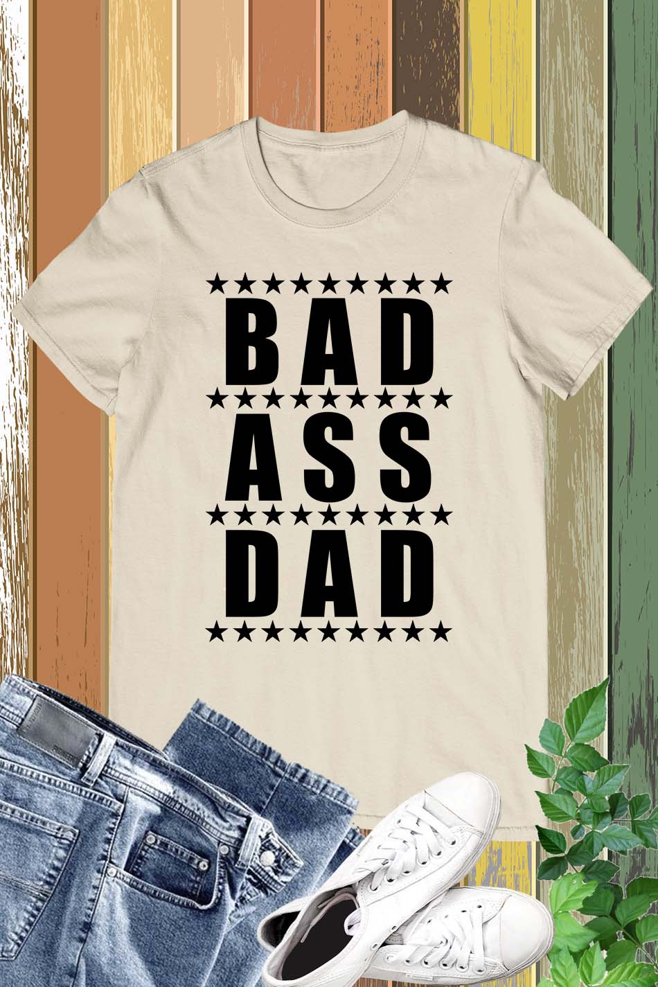 Bad A Dad Men's T Shirt