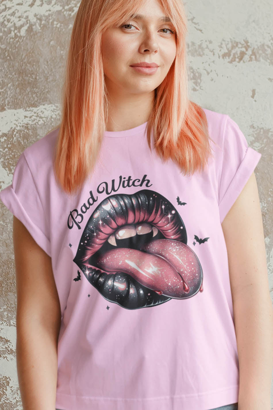 Bad Witch Pink Halloween Shirt