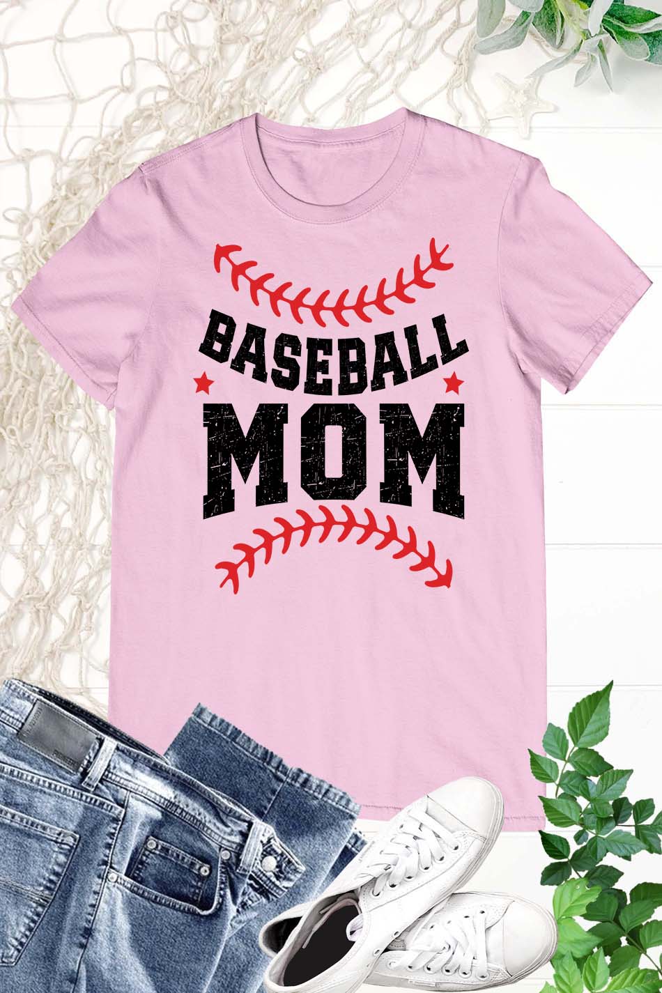 Baseball Mom T Shirt