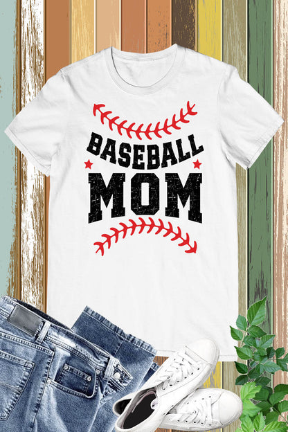 Baseball Mom T Shirt