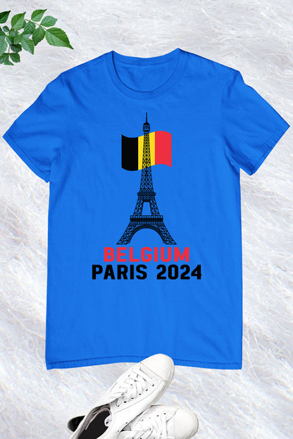 Belgium Olympics Supporter Paris 2024 T Shirt