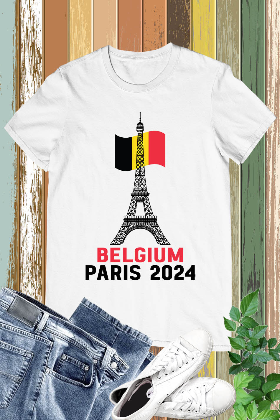 Belgium Olympics Supporter Paris 2024 T Shirt