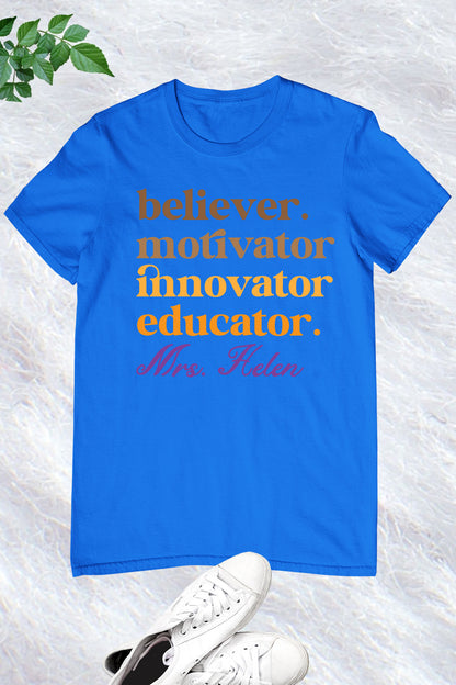 Educator Custom Teacher Shirt