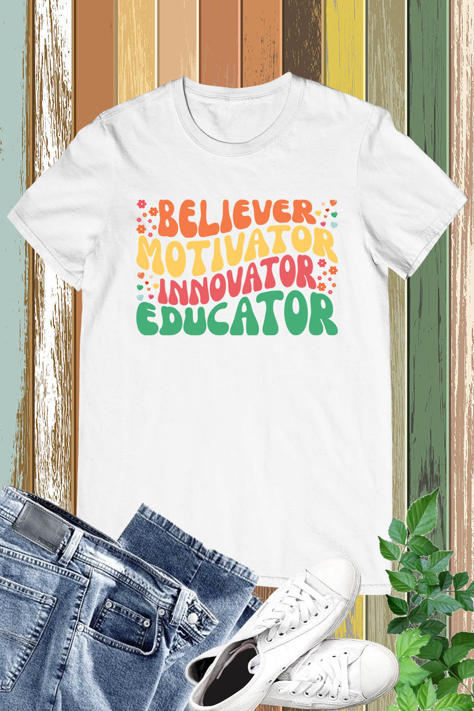 Believer Motivator Innovation Educator Shirts