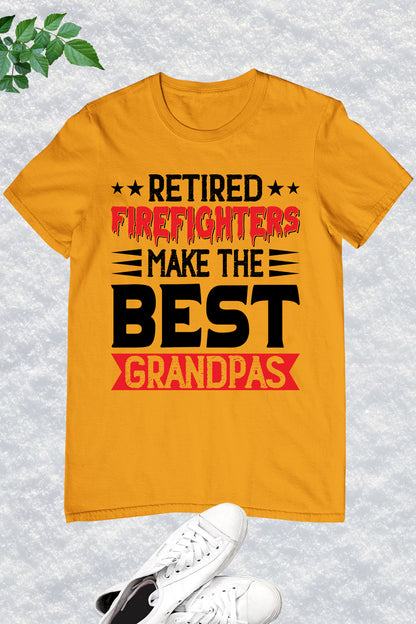 Retired Firefighters tee Grandpa Shirt