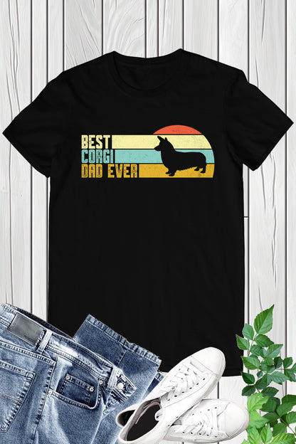 Best Corgi Dad Ever T Shirt