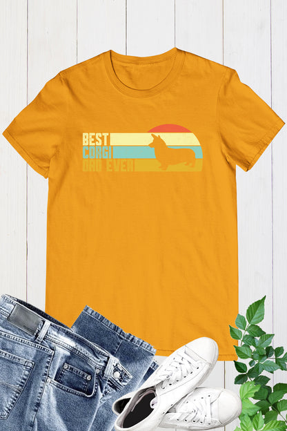 Best Corgi Dad Ever T Shirt