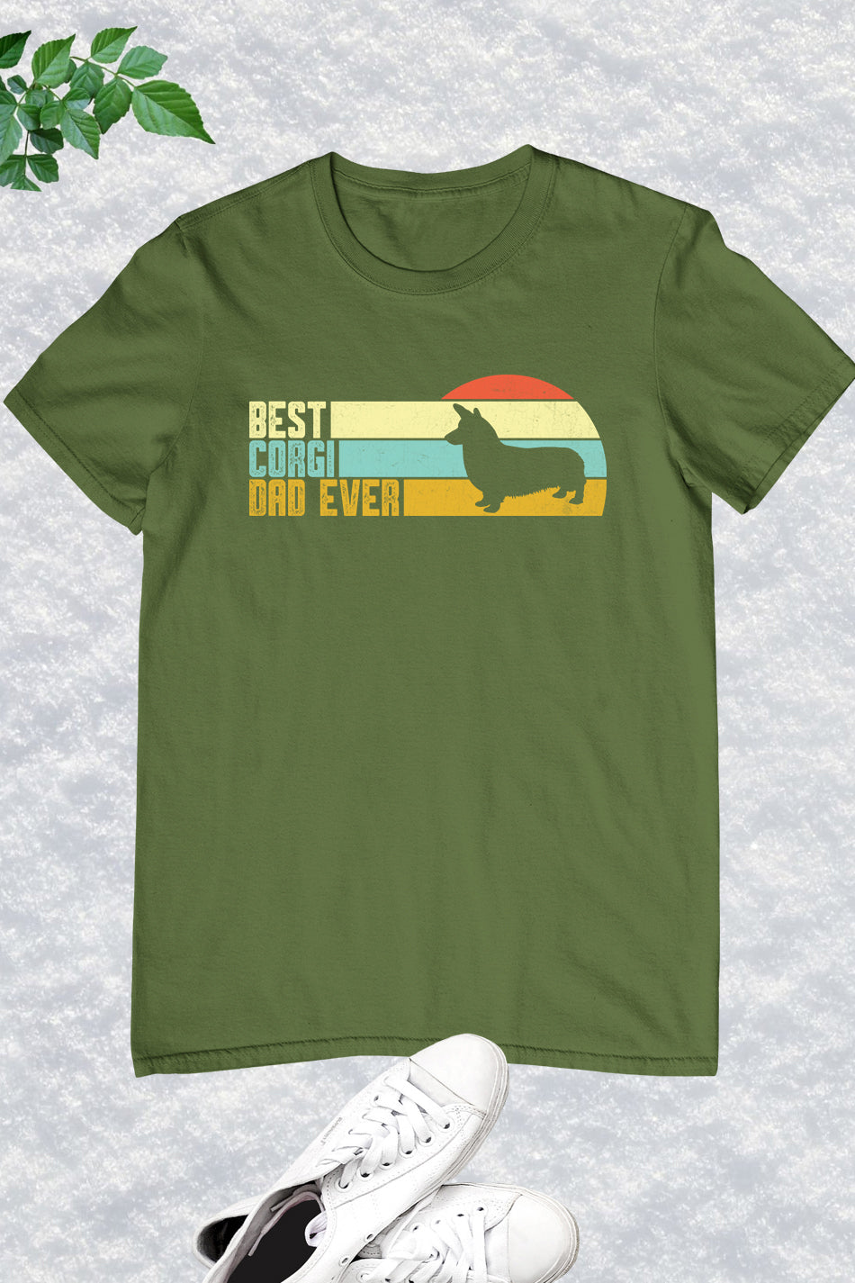 Best Corgi Dad Ever T Shirt