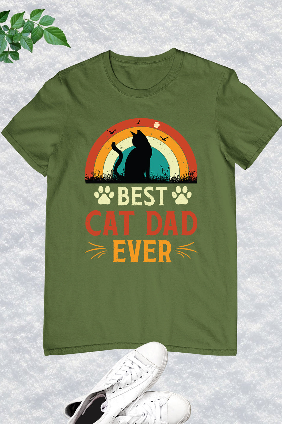 Best Cat Dad Ever T-Shirt