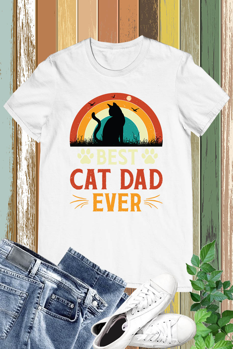 Best Cat Dad Ever T-Shirt