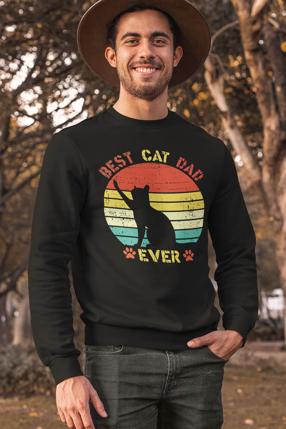 Best Cat Dad Ever Sweatshirt