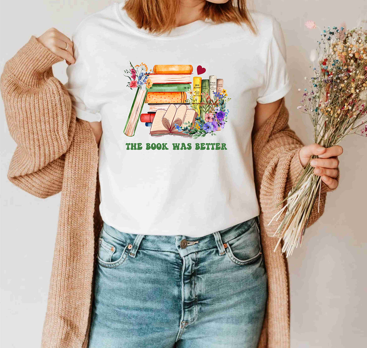 The Book Was Better Reading Book Lover Teachers Day Bookish T-Shirt