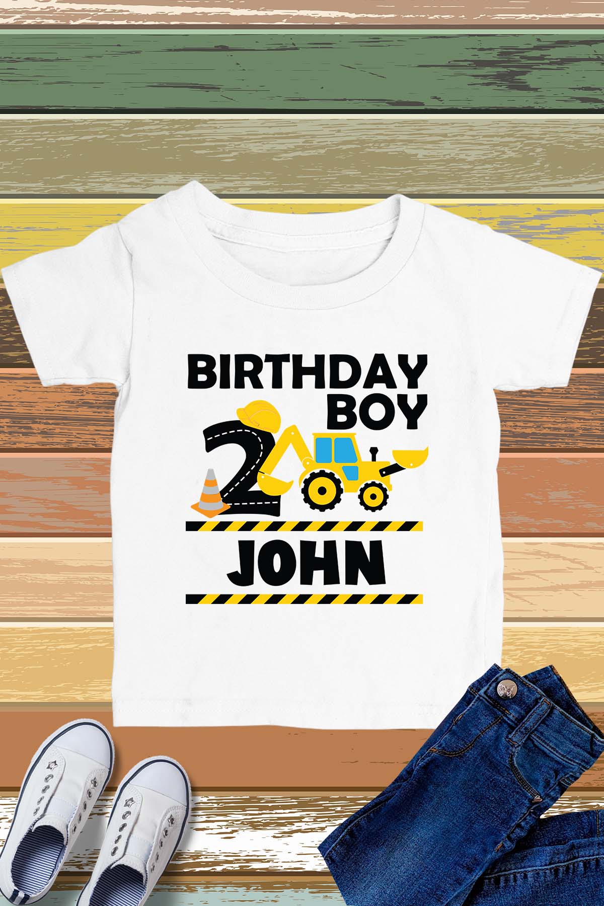 Custom 2nd Birthday Boy T Shirt