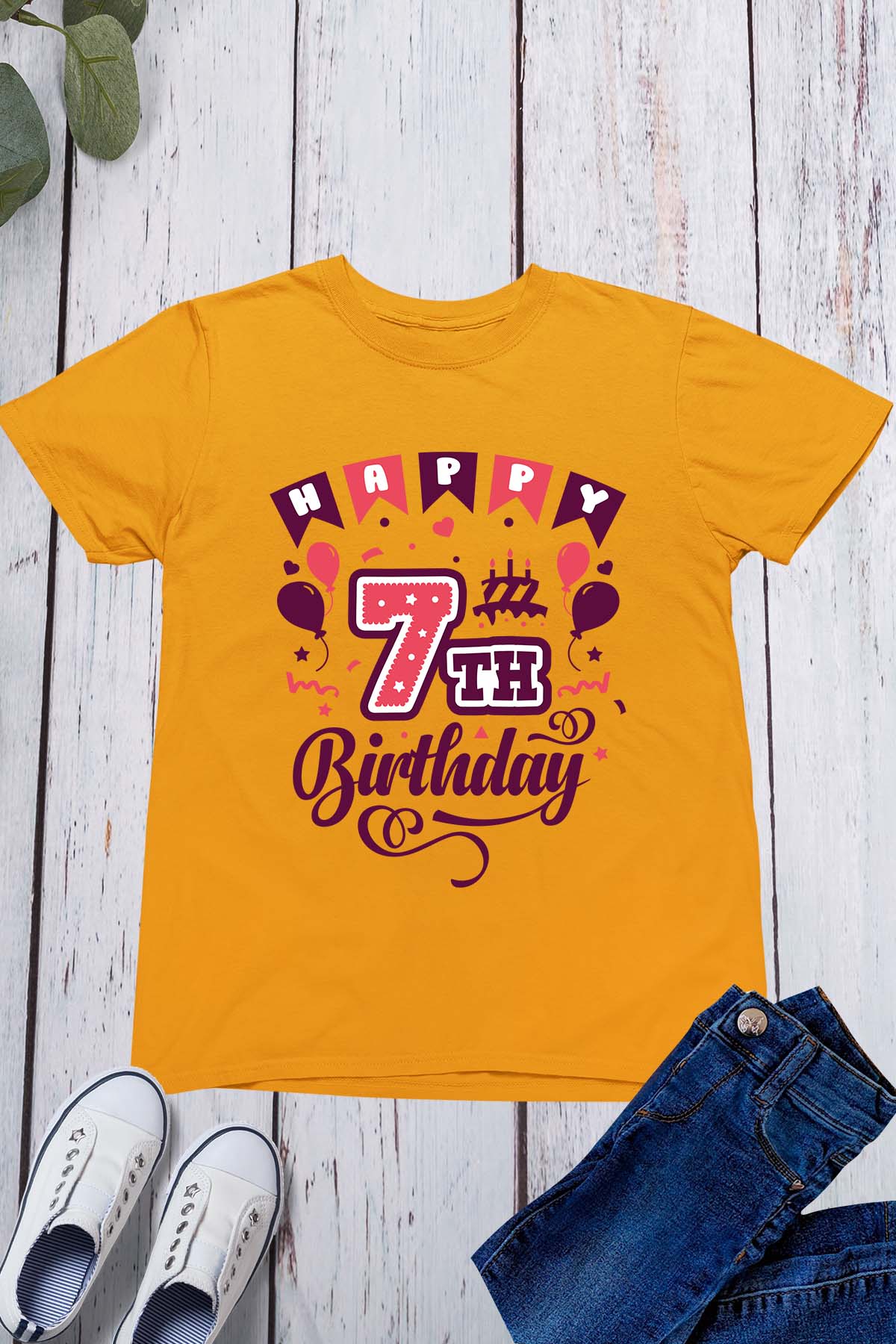 Happy 7 Birthday Shirt