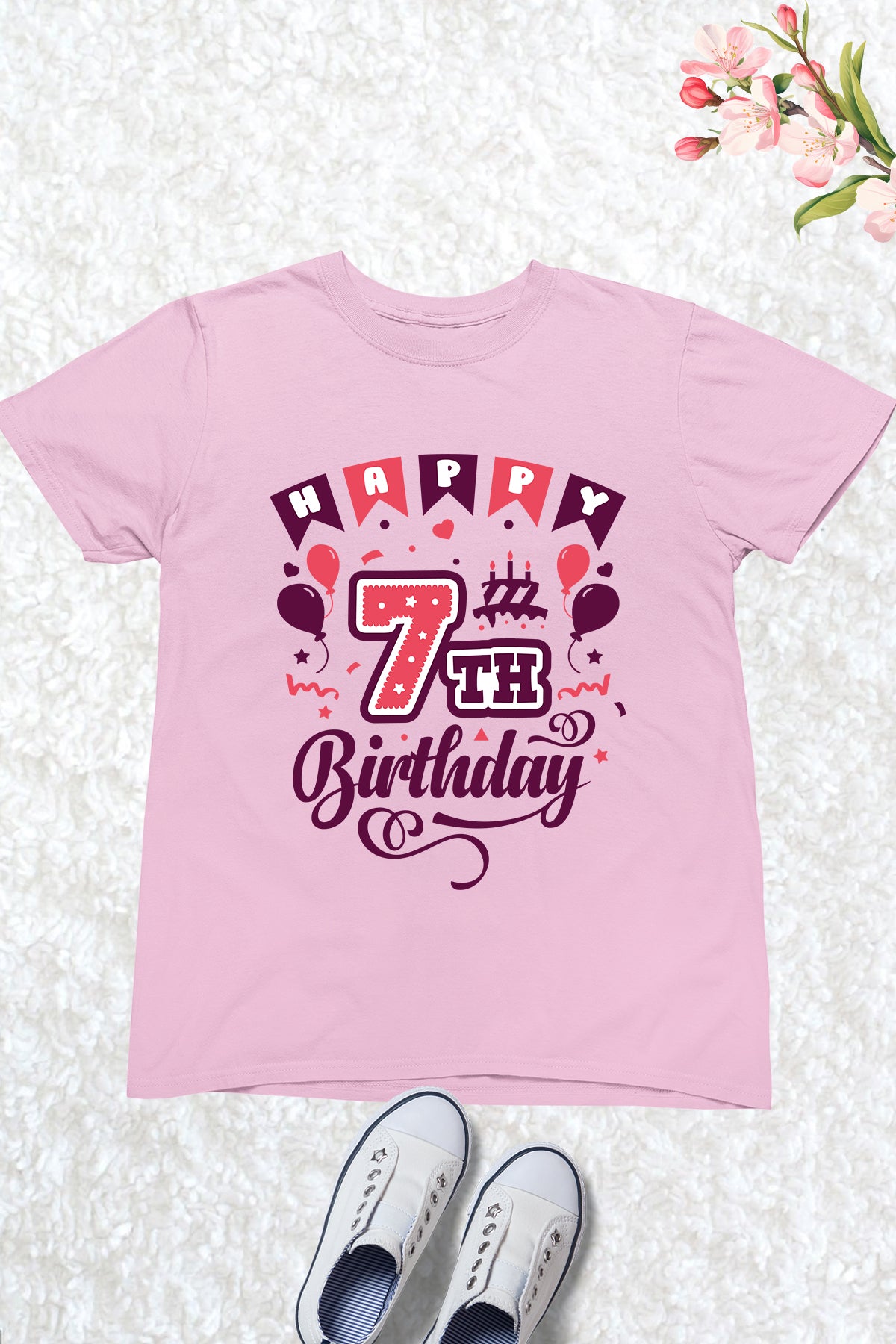 Happy 7 Birthday Shirt