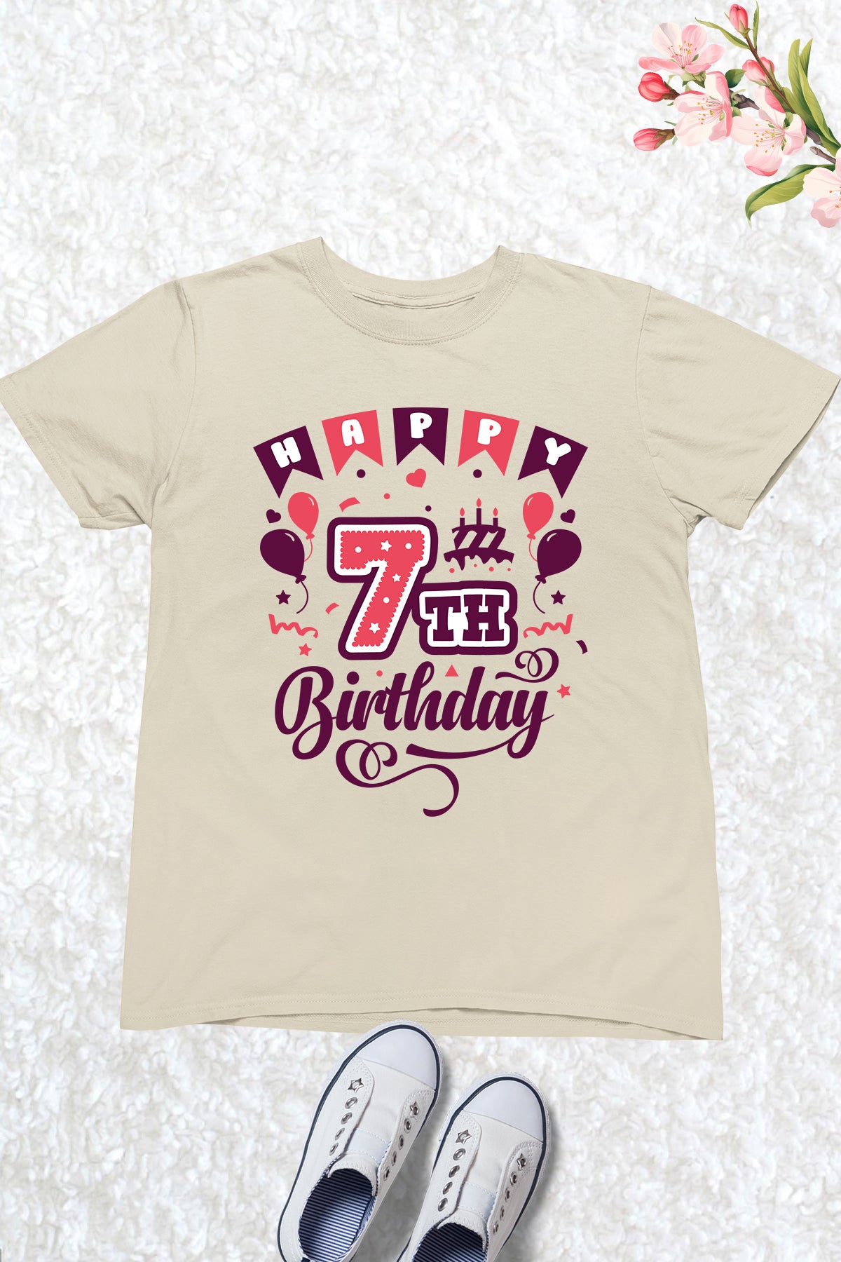 Happy 7 Birthday Shirt