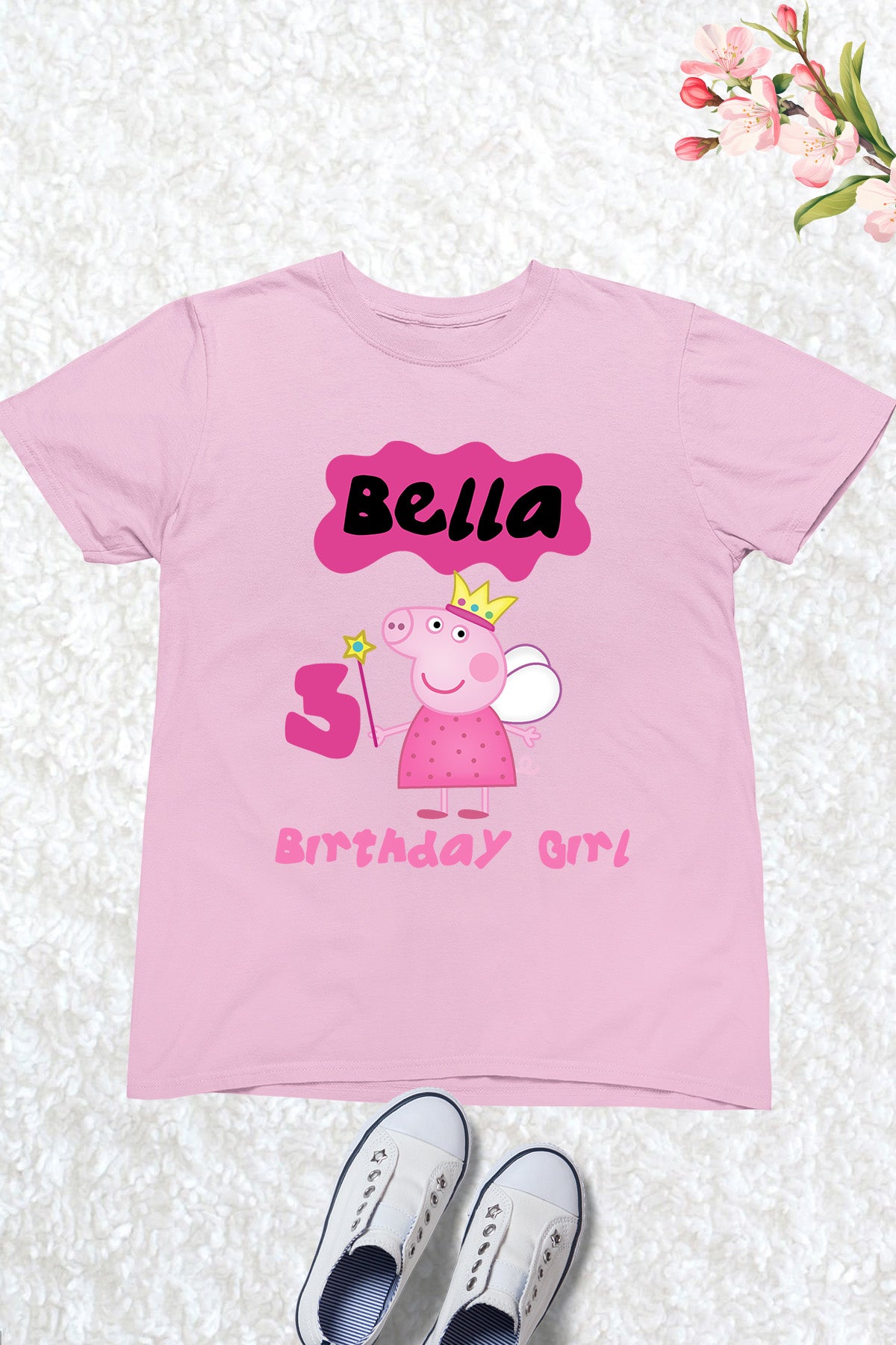 Peppa Pig Birthday Girl Custom Shirt