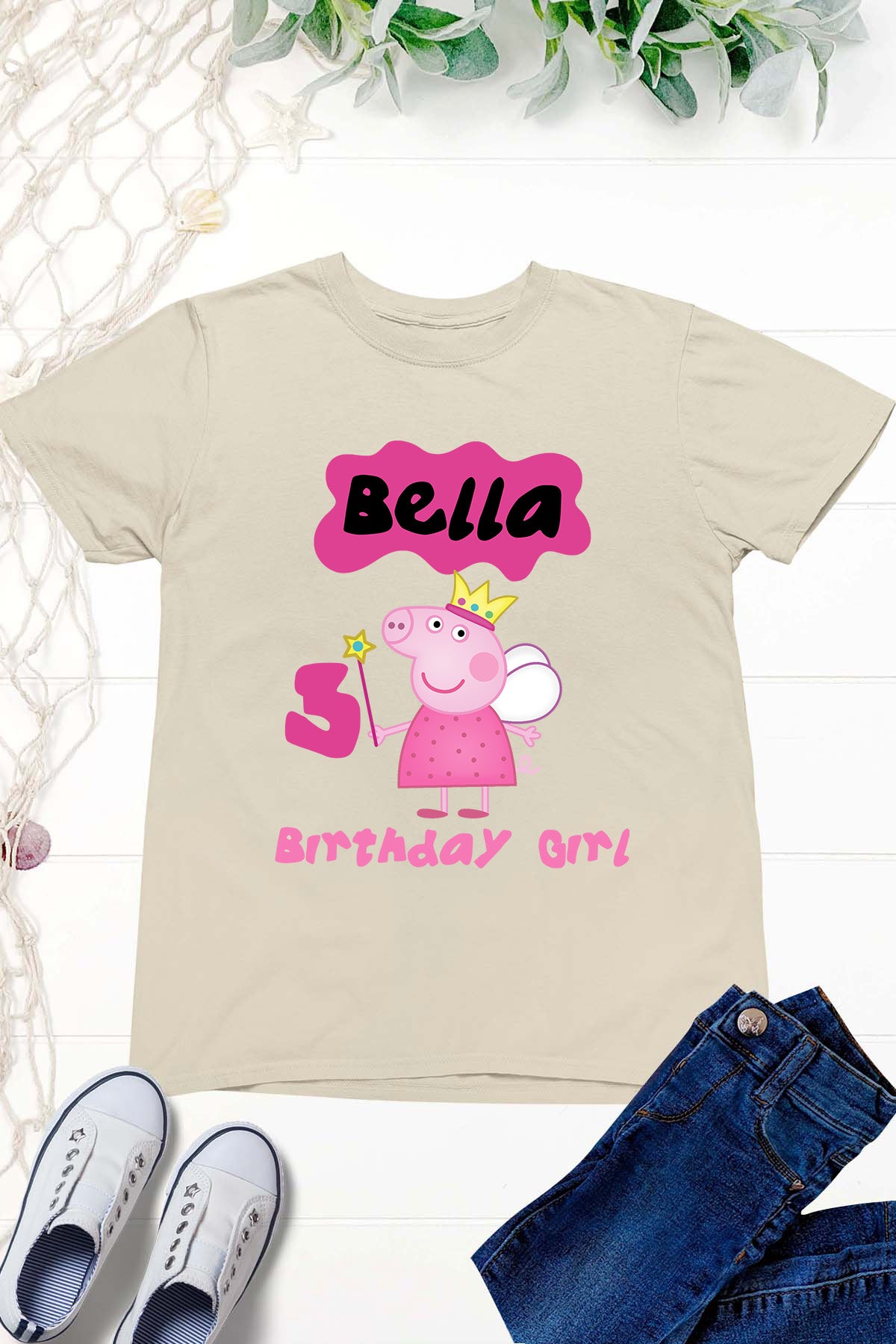 Peppa Pig Birthday Girl Custom Shirt