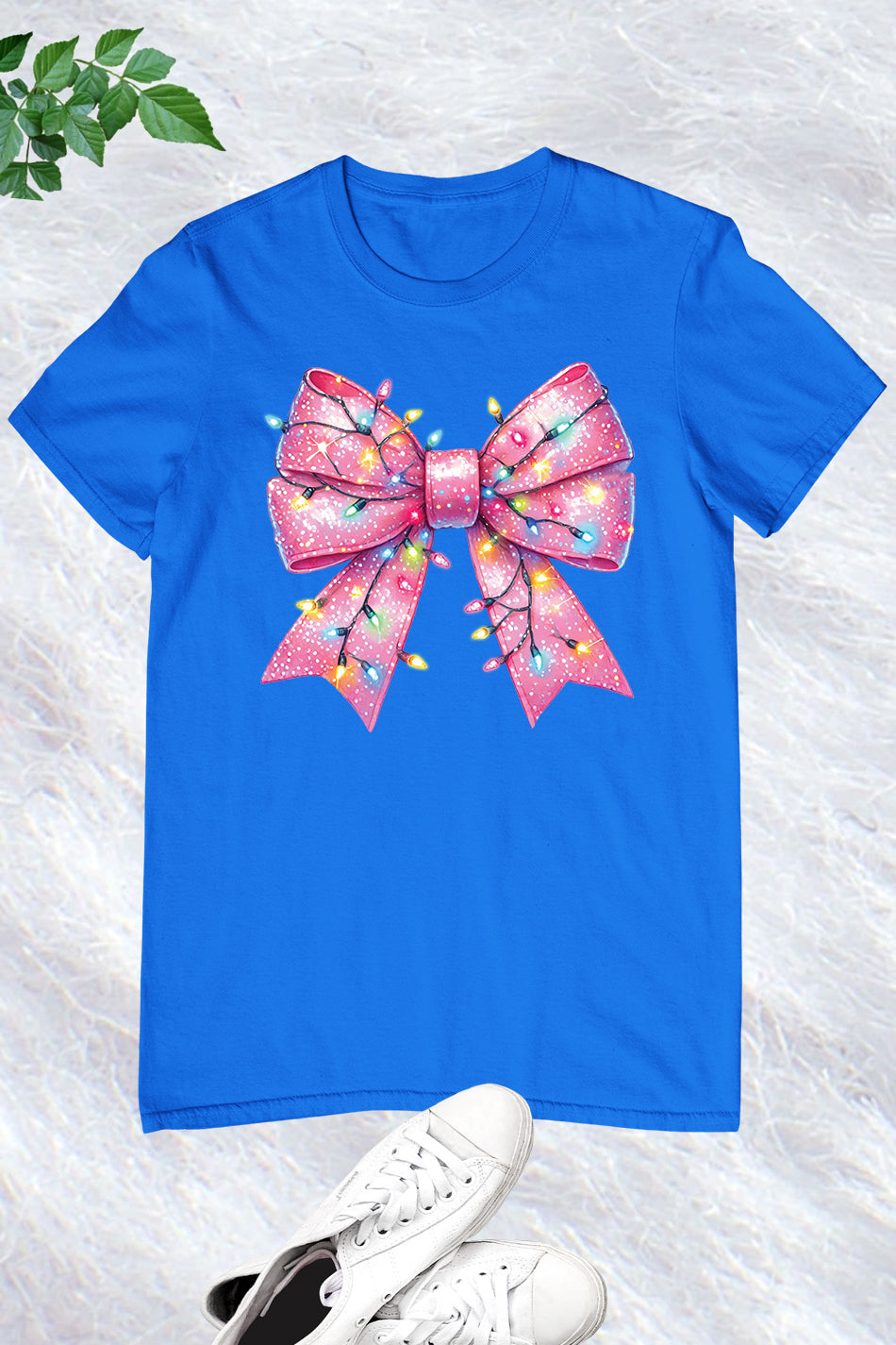 Christmas Pink Coquette Fancy Bow Shirt