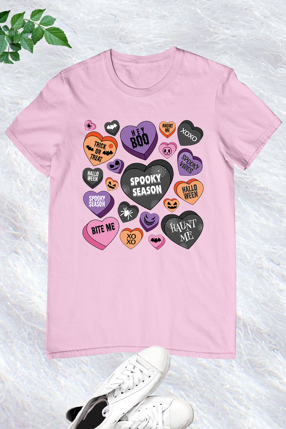 Candy Heart Spooky Season Halloween Shirt