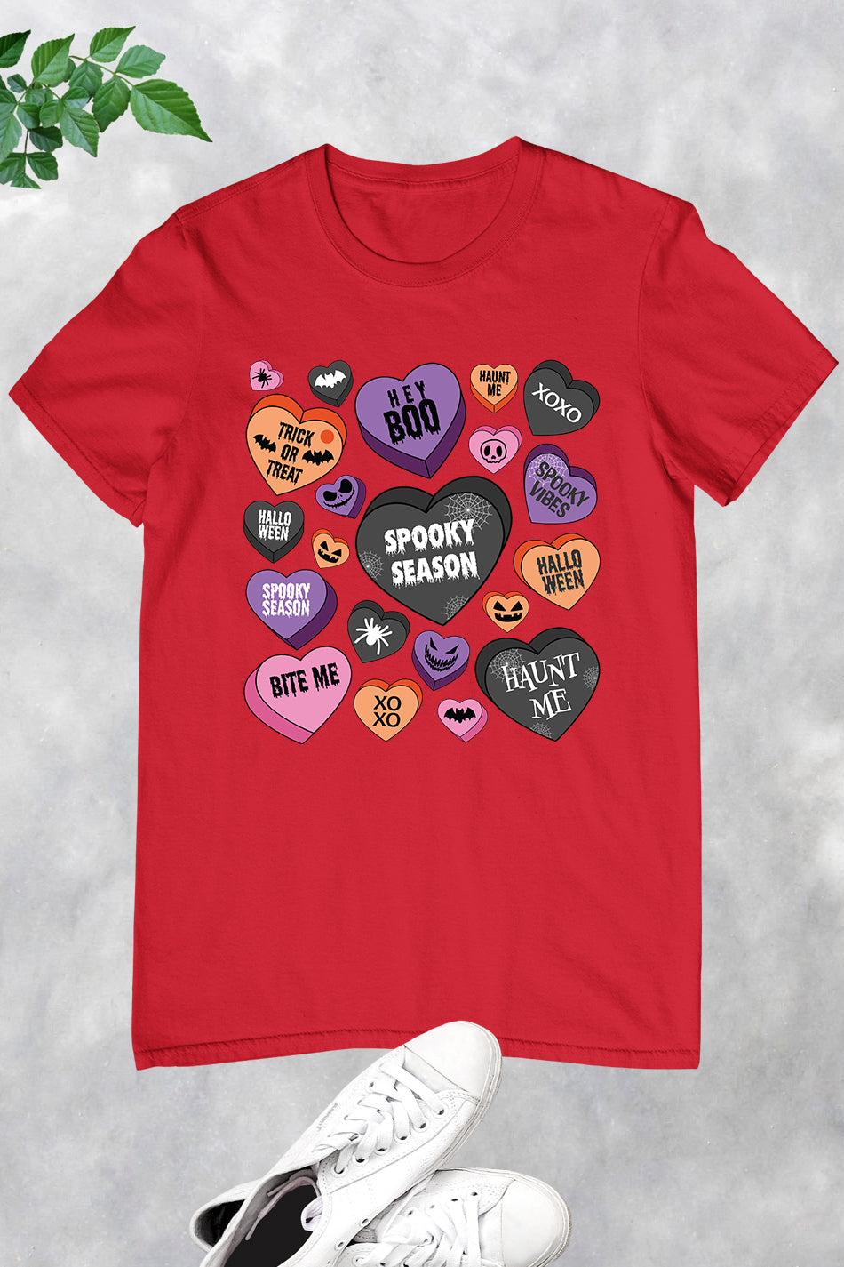 Candy Heart Spooky Season Halloween Shirt