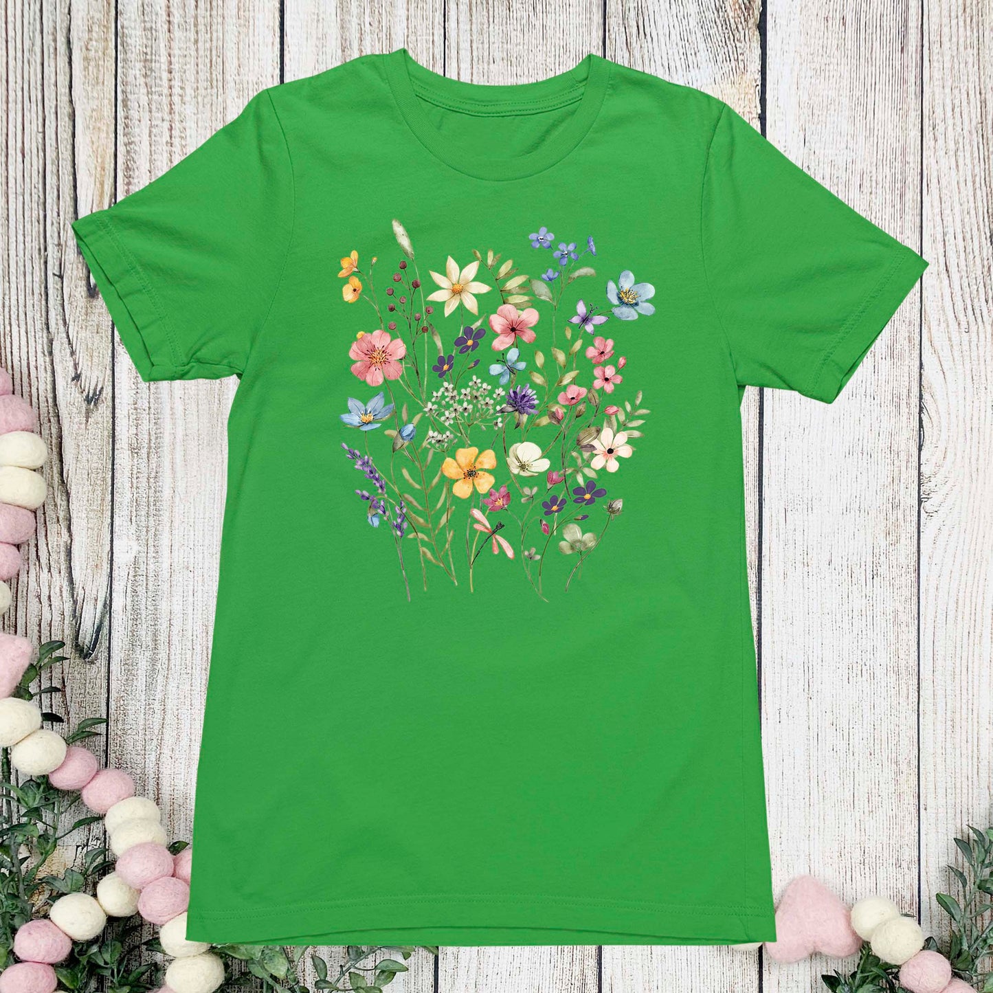 Women Boho Flower T Shirt