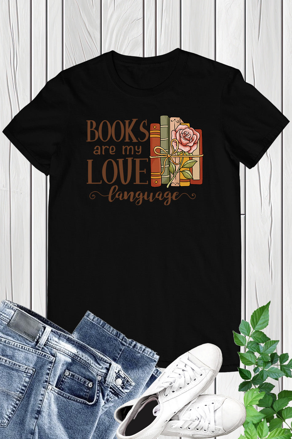 Books Are My Love Language T-Shirt