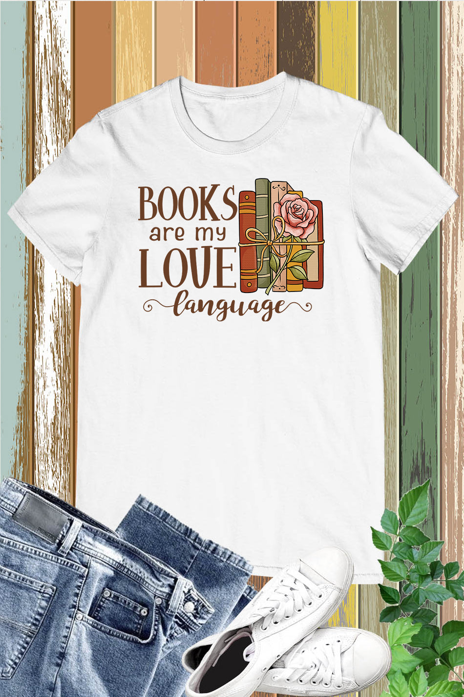 Books Are My Love Language T-Shirt