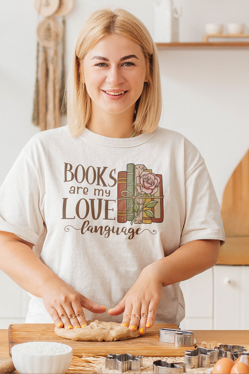 Books Are My Love Language T-Shirt