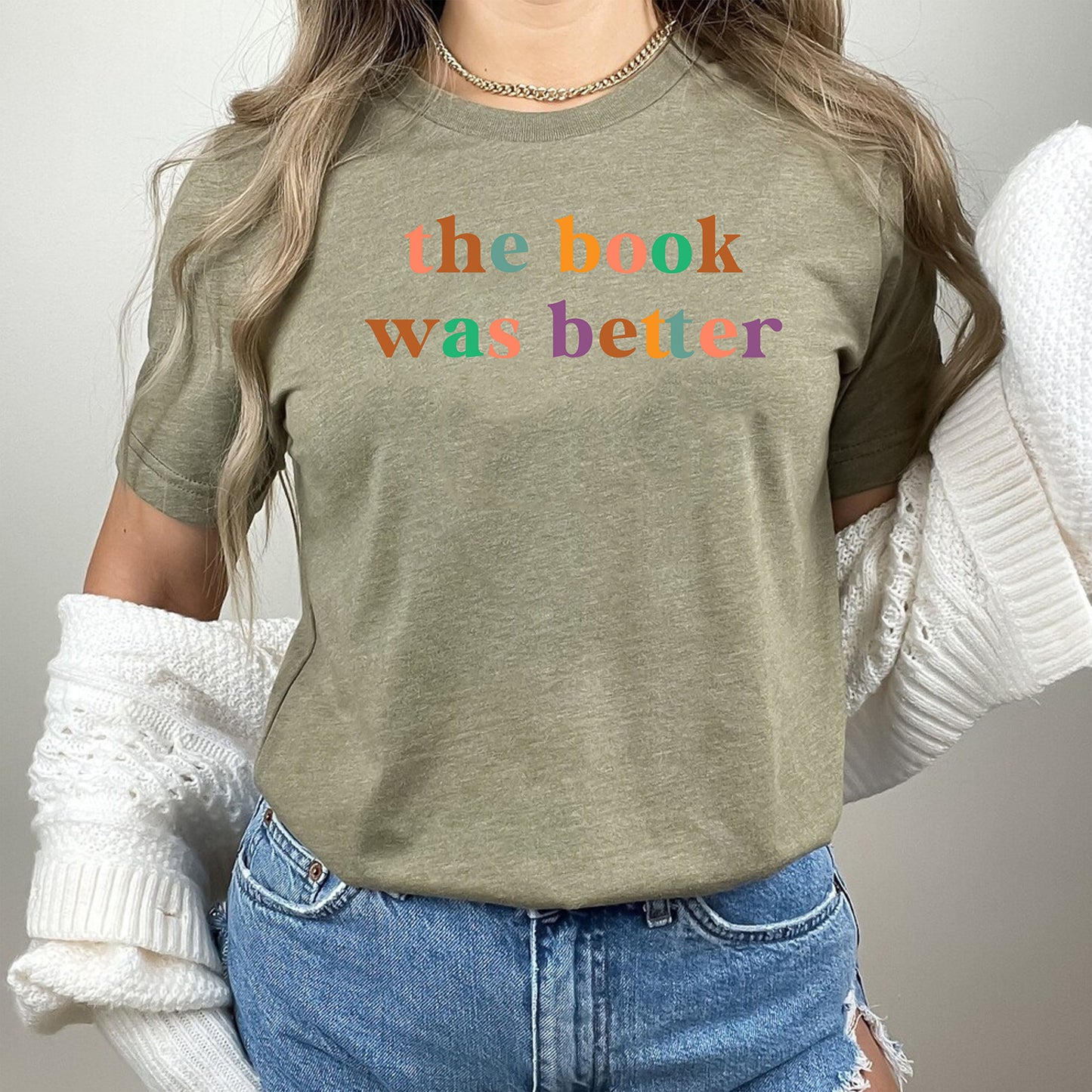 The Book Was Better Book Lover Cute Reading Bookish Teachers T-Shirts