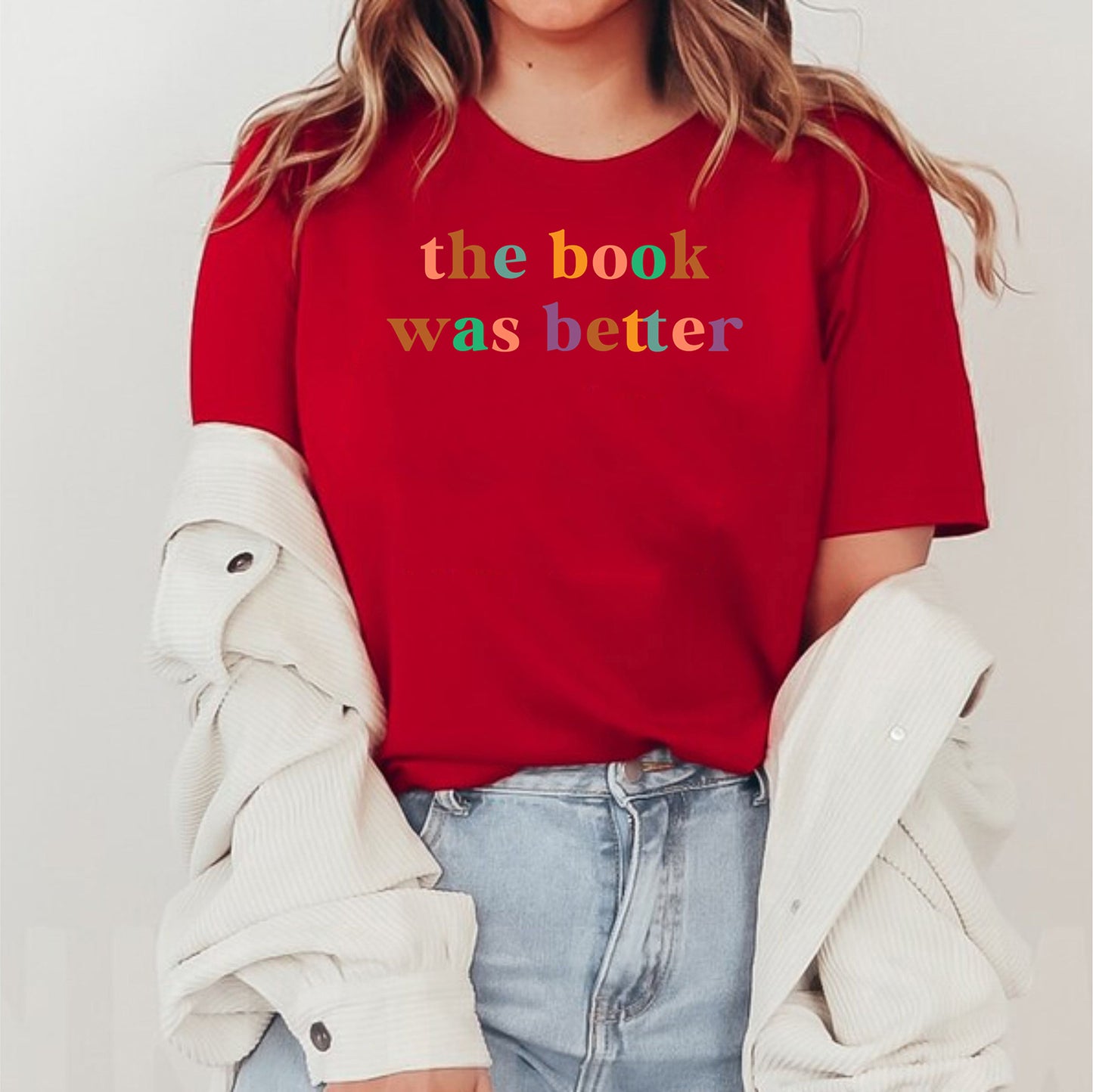 The Book Was Better Book Lover Cute Reading Bookish Teachers T-Shirts