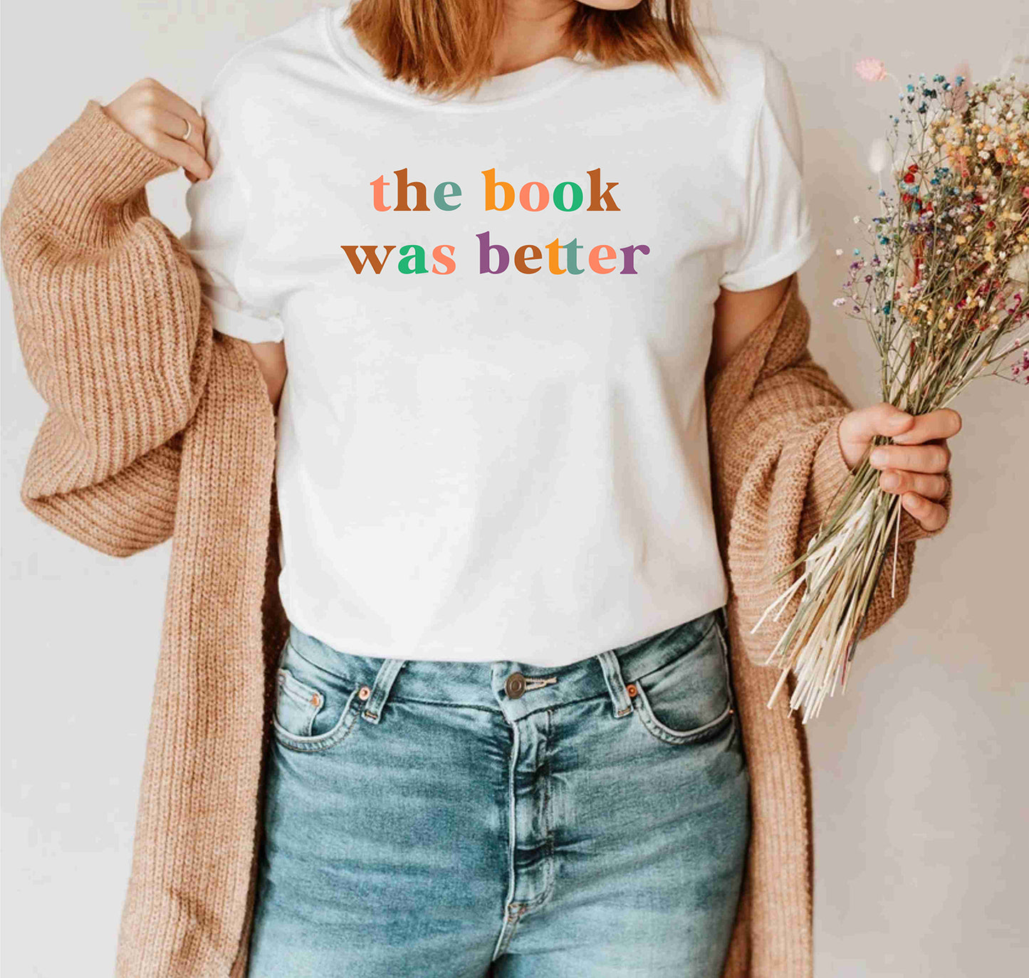 The Book Was Better Book Lover Cute Reading Bookish Teachers T-Shirts