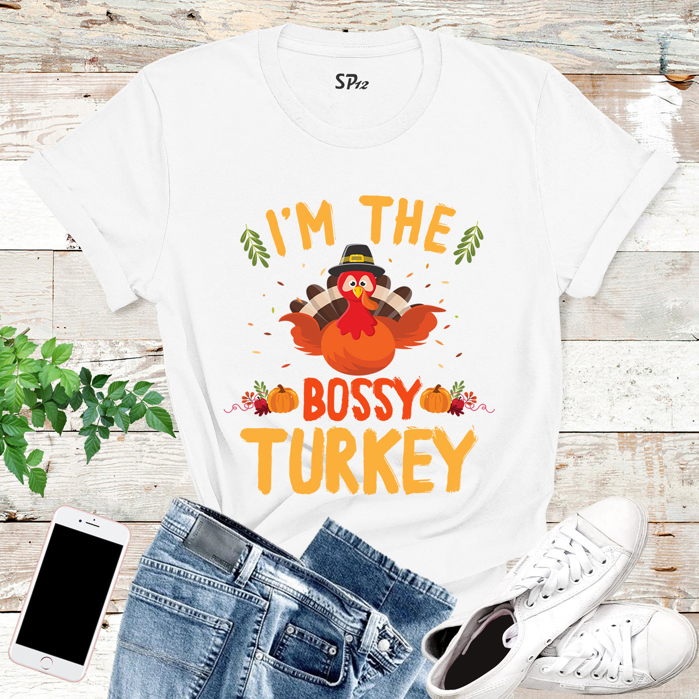 I'm The Bossy Turkey T Shirt