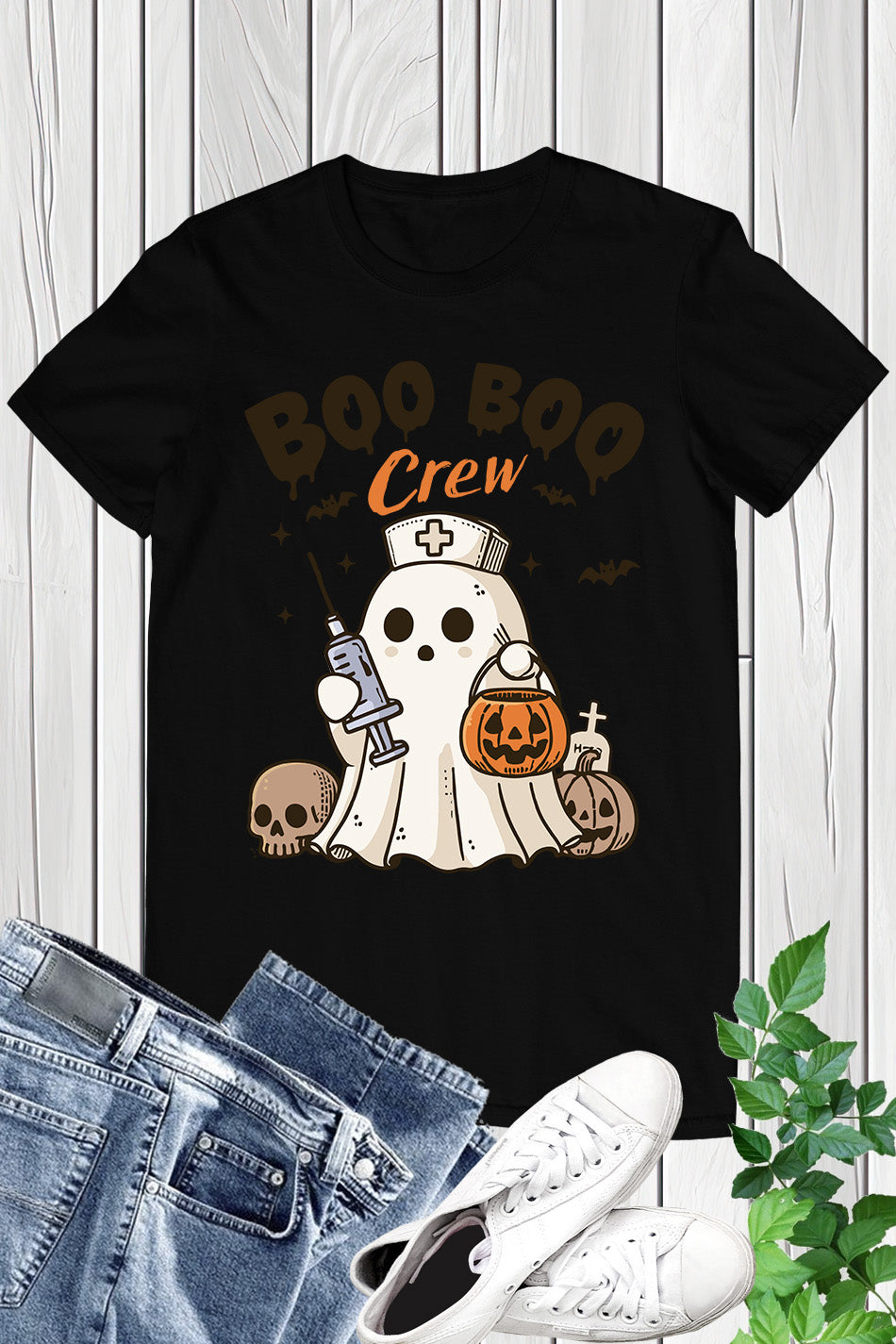 Halloween Boo Boo Crew Nurse Shirt