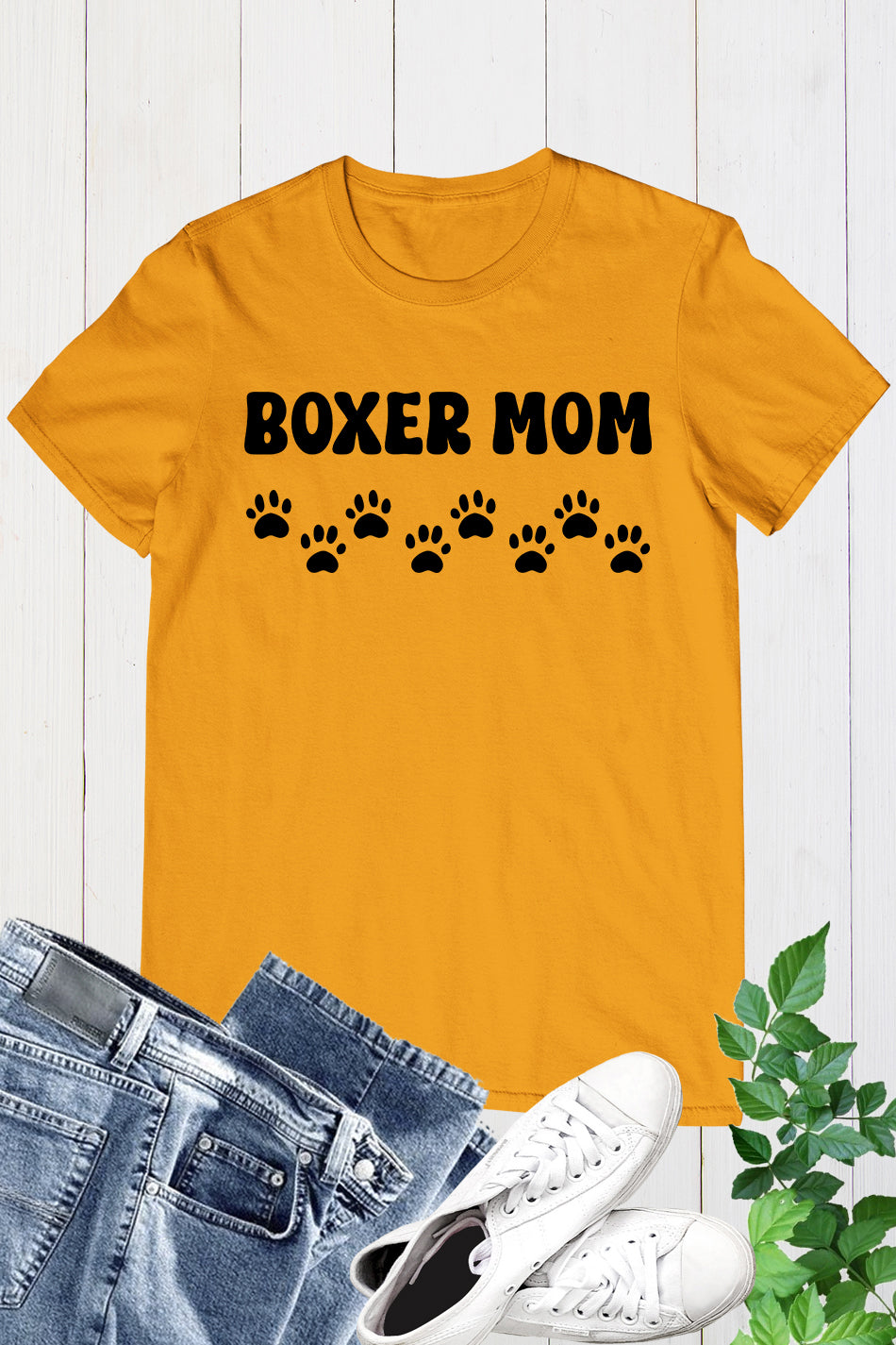 Boxer Mom T Shirt