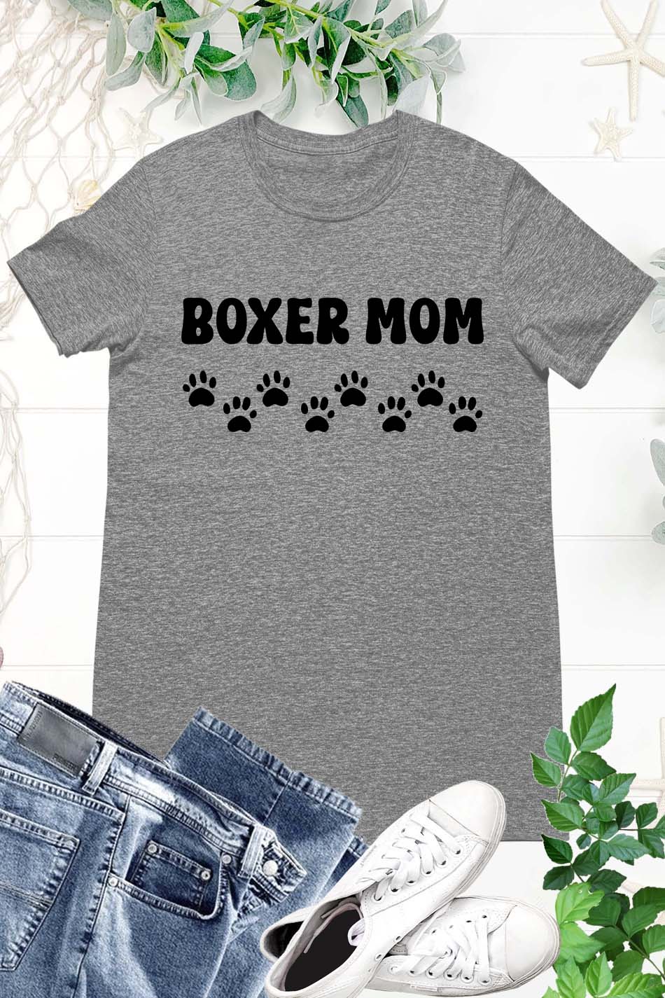 Boxer Mom T Shirt