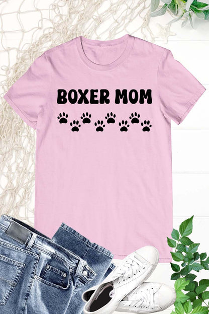 Boxer Mom T Shirt