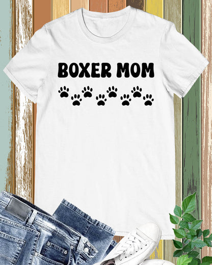 Boxer Mom T Shirt