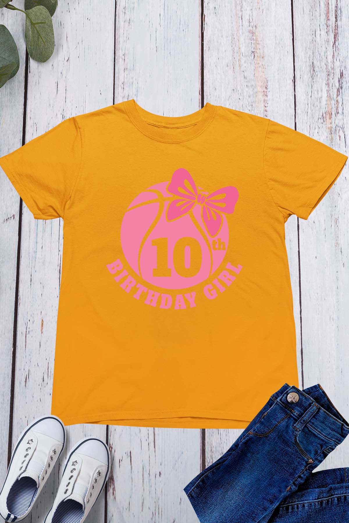 Daughters 10th Birthday Pink Baseball T Shirts