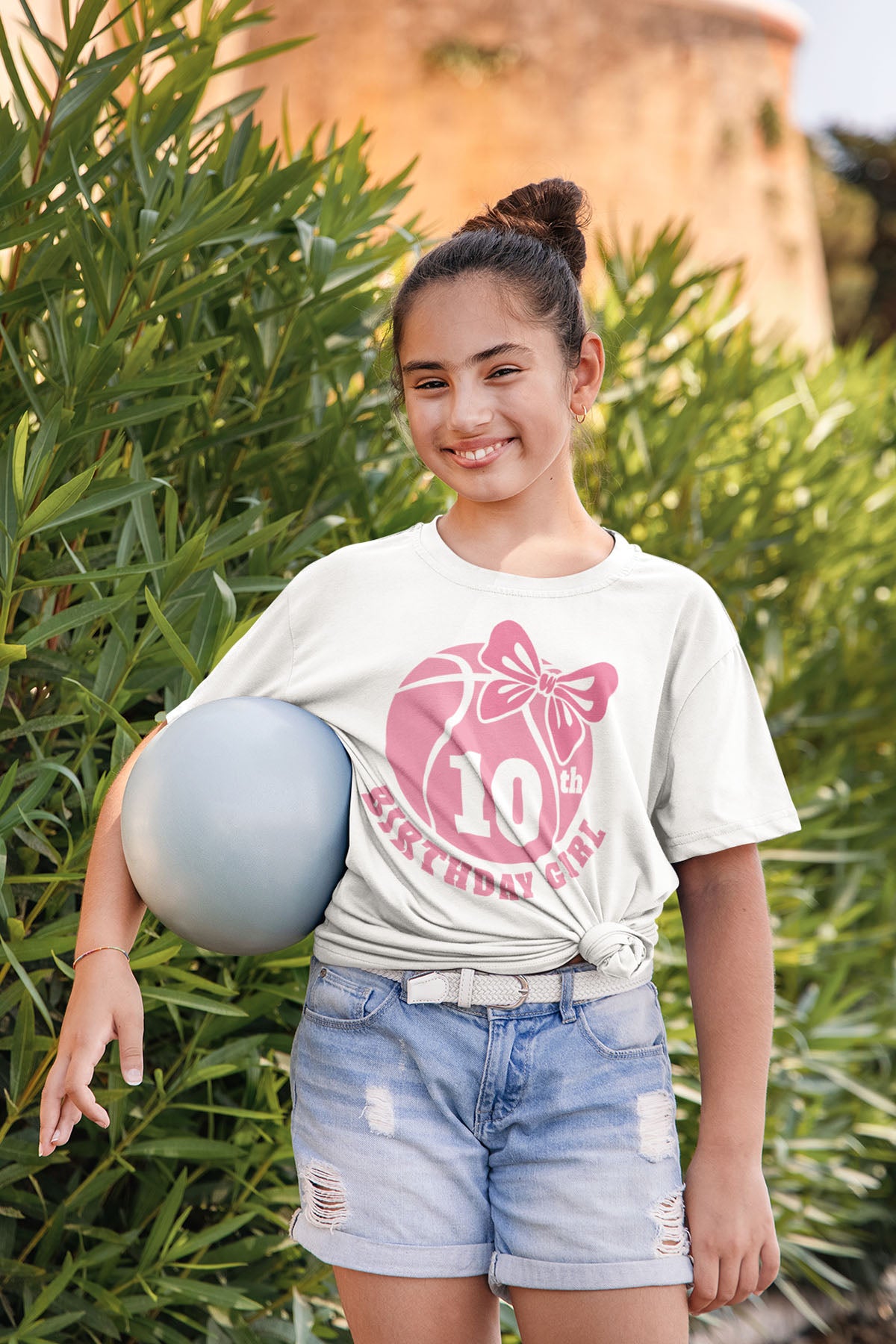 Daughters 10th Birthday Pink Baseball T Shirts