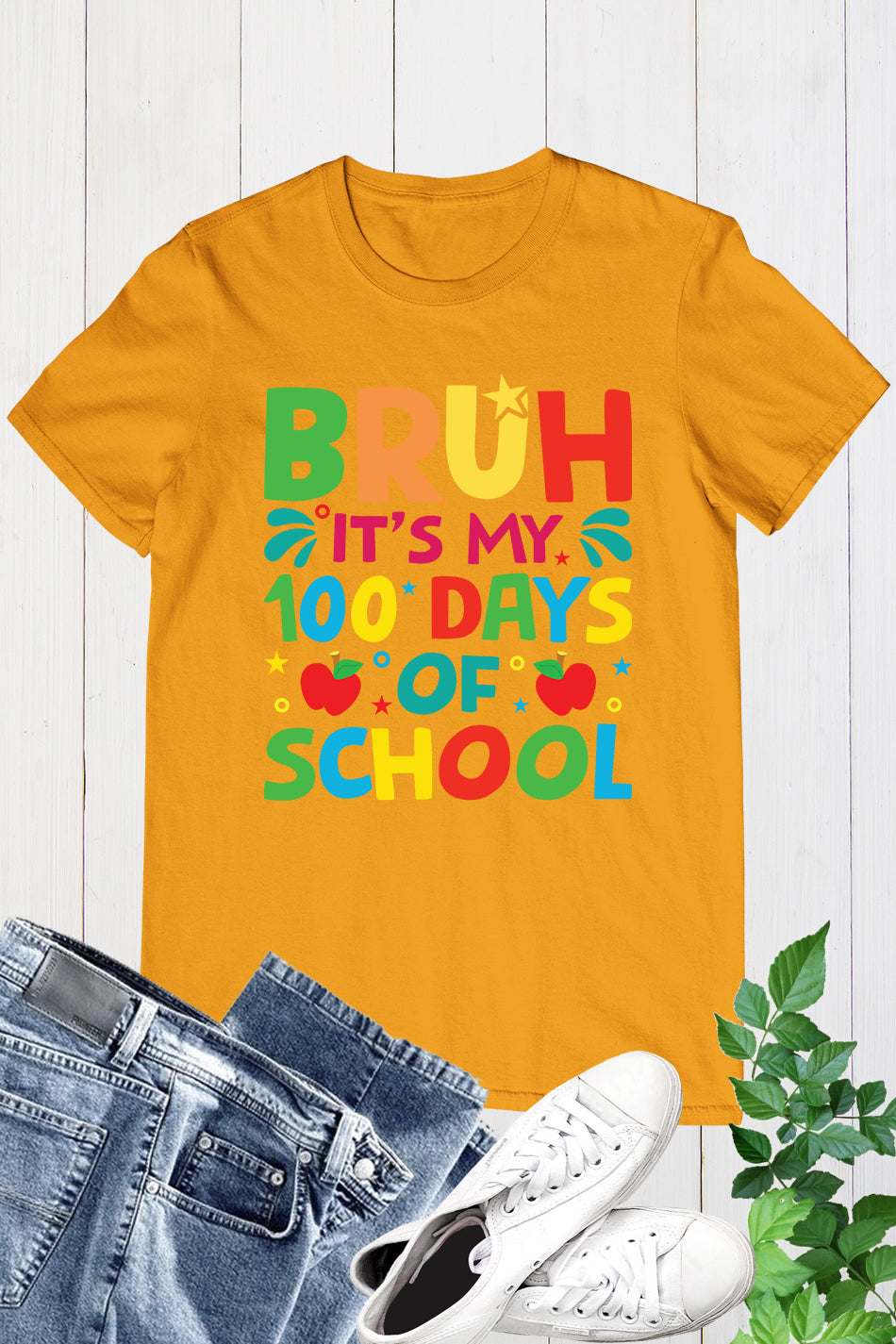 Bruh It's My 100 Days Of School T Shirt