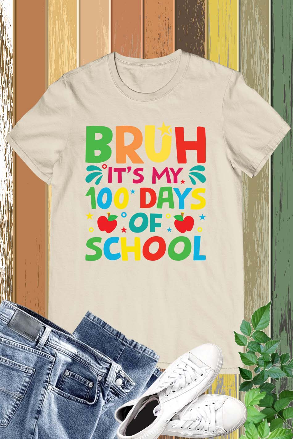 Bruh It's My 100 Days Of School T Shirt