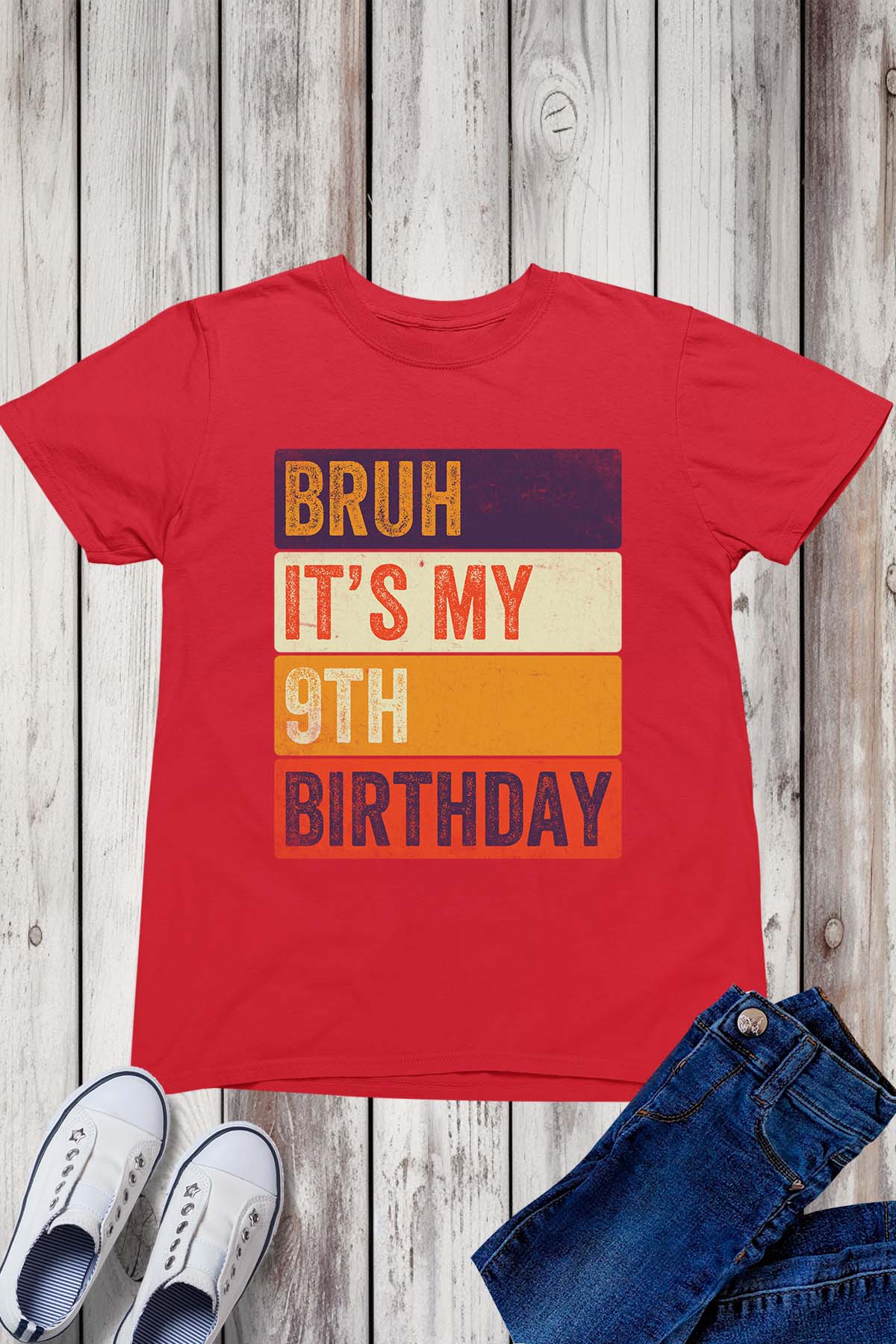 Bruh Its My 9th Birthday Shirt