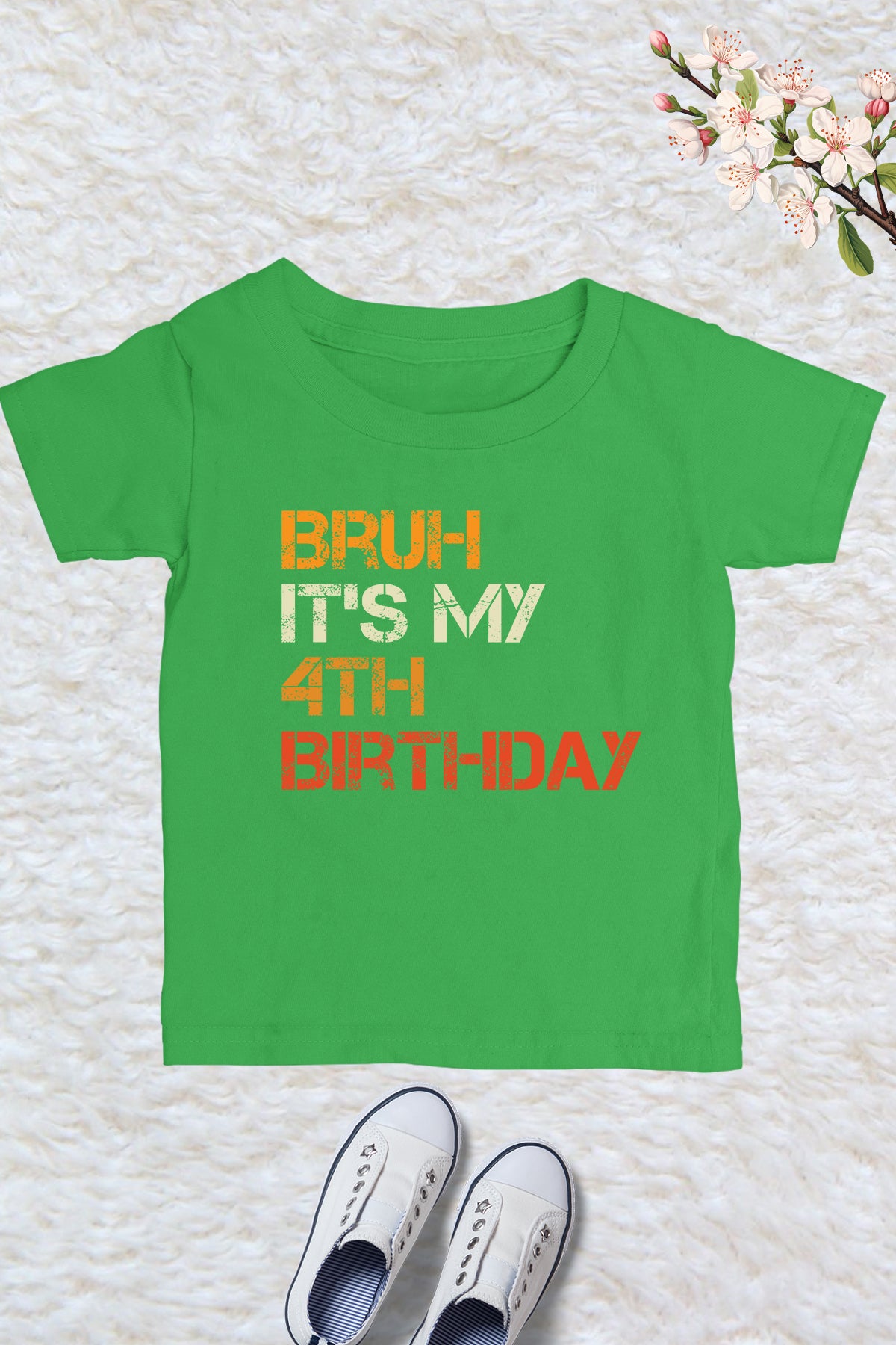 Bruh It's My 4th Birthday Shirt