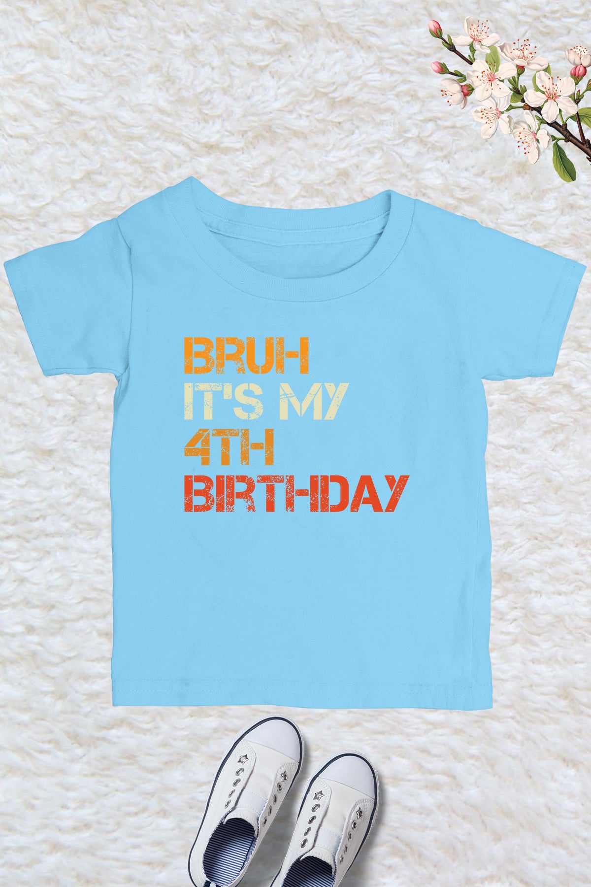 Bruh It's My 4th Birthday Shirt