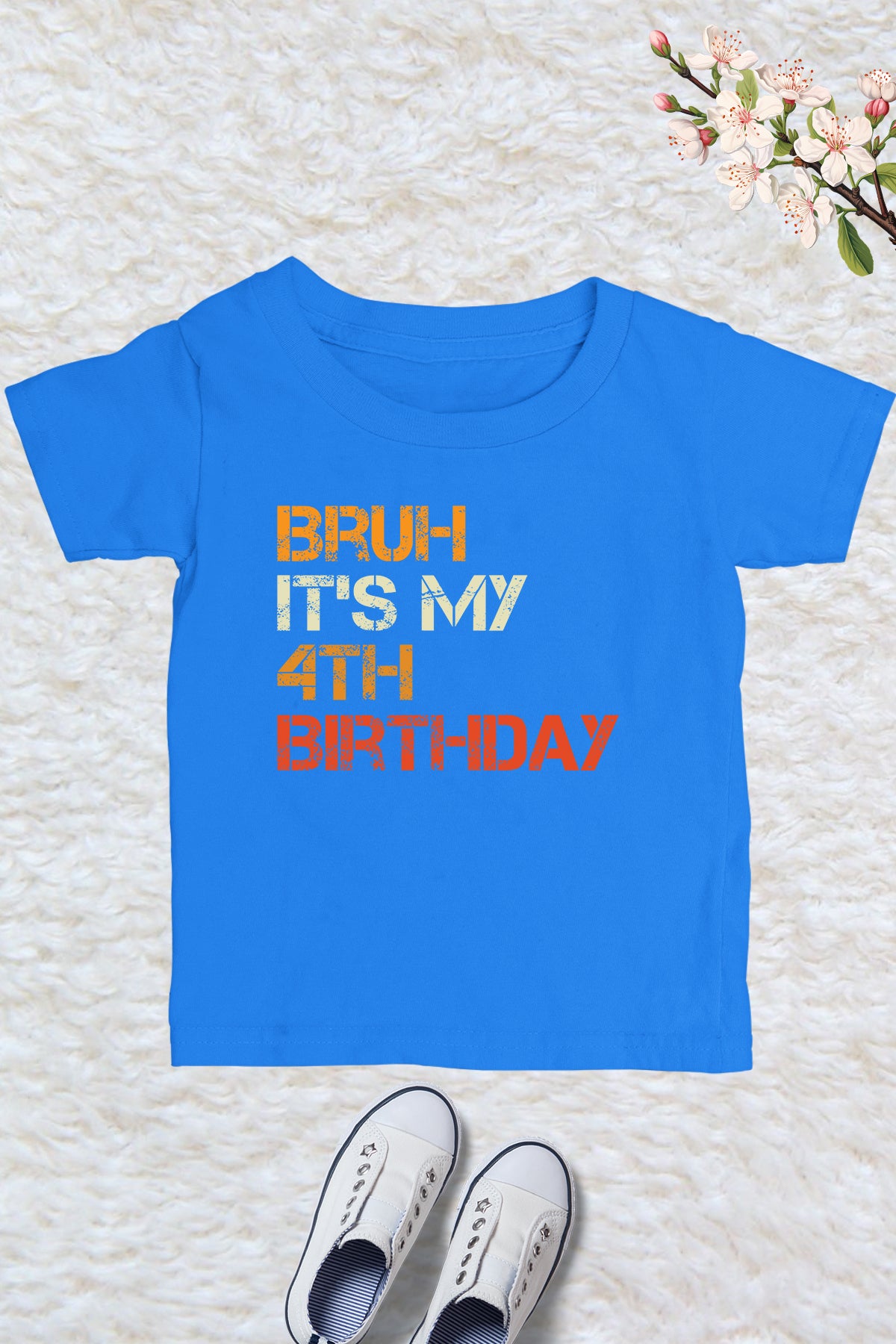 Bruh It's My 4th Birthday Shirt